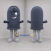 Custom Gray Trash Bin Mascot Costume Adult Full Body Suit for Recycling Events