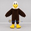 Custom Brown and White Bald Eagle Mascot Costume Adult Full Body Suit for Wildlife Events