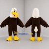 Custom Brown and White Bald Eagle Mascot Costume Adult Full Body Suit for Wildlife Events