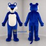 Custom Blue and White Mouse Mascot Costume Adult Full Body Suit for Children's Events