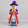 Custom Purple and Red Wizard Mascot Costume Adult Full Body Suit for Fantasy Events