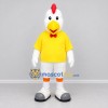 Custom White and Yellow Chicken Mascot Costume Adult Full Body Suit for Farm Events