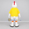 Custom White and Yellow Chicken Mascot Costume Adult Full Body Suit for Farm Events