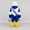 Custom Blue and White Eagle Mascot Costume Adult Full Body Suit for Sports Events