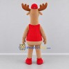 Custom Tan and Red Moose Mascot Costume Adult Full Body Suit for Nature Events