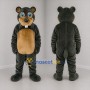 Custom Dark Gray and Brown Rodent Mascot Costume Adult Full Body Suit for Nature Events