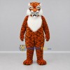 Custom Orange Black and White Tiger Mascot Costume Adult Full Body Suit for Wildlife Events