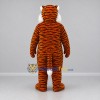 Custom Orange Black and White Tiger Mascot Costume Adult Full Body Suit for Wildlife Events