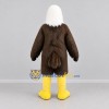 Custom Brown and White Bald Eagle Mascot Costume Adult Full Body Suit for Sports Events