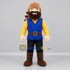 Custom Blue and Yellow Frontiersman Mascot Costume Adult Full Body Suit for Historical Events