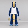 Custom Navy Blue and Gold Horse Mascot Costume Adult Full Body Suit for Sports Events