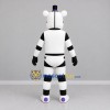 Custom White and Purple Robot Bear Mascot Costume Adult Full Body Suit for Costume Parties