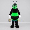 Custom Black and Green Bee Mascot Costume Adult Full Body Suit for Sports Events