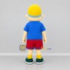 Custom Blue Red and Yellow Boy Mascot Costume Adult Full Body Suit for Children's Events