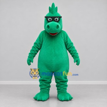 Custom Green and Yellow Dragon Mascot Costume Adult Full Body Suit for Fantasy Events