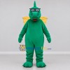 Custom Green and Yellow Dragon Mascot Costume Adult Full Body Suit for Children's Events