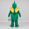Custom Green and Yellow Dragon Mascot Costume Adult Full Body Suit for Children's Events
