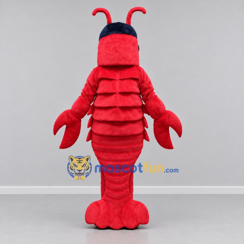 Custom Red Lobster Mascot Costume Adult Full Body Suit for Seafood Events
