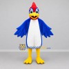 Custom Blue Red and White Woodpecker Mascot Costume Adult Full Body Suit for School Events