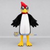 Custom Black Red and White Woodpecker Mascot Costume Adult Full Body Suit for Nature Events