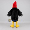 Custom Black Red and White Woodpecker Mascot Costume Adult Full Body Suit for Nature Events