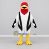 Custom Black White and Red Woodpecker Mascot Costume Adult Full Body Suit for Nature Events