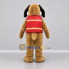 Custom Brown and White Dog Mascot Costume Adult Full Body Suit for Winter Events