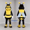Custom Yellow and Black Bee Mascot Costume Adult Full Body Suit for Garden Events