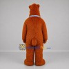 Custom Brown Bear Mascot Costume Adult Full Body Suit for Children's Events