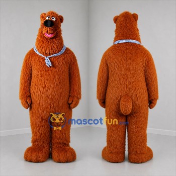 Custom Brown Bear Mascot Costume Adult Full Body Suit for Children's Events