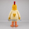 Custom Yellow and Cream Chicken Mascot Costume Adult Full Body Suit for Farm Events