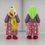 Custom Green and Multicolor Storybook Witch Mascot Costume Adult Full Body Suit for Halloween Events