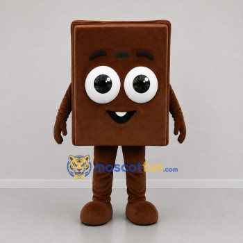 Custom Brown Chocolate Bar Mascot Costume Adult Full Body Suit for Food Promotions