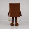 Custom Brown Chocolate Bar Mascot Costume Adult Full Body Suit for Food Promotions