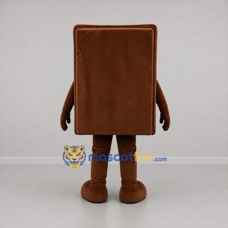 Custom Brown Chocolate Bar Mascot Costume Adult Full Body Suit for Food Promotions