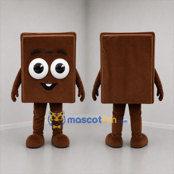Custom Brown Chocolate Bar Mascot Costume Adult Full Body Suit for Food Promotions