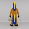 Custom Tan Blue and Yellow Horse Mascot Costume Adult Full Body Suit for Sports Events