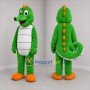 Custom Green and White Seahorse Mascot Costume Adult Full Body Suit for Ocean Events