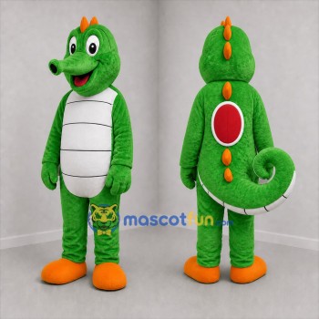 Custom Green and White Seahorse Mascot Costume Adult Full Body Suit for Ocean Events