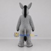 Custom Gray and White Donkey Mascot Costume Adult Full Body Suit for Farm Events