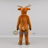 Custom Brown and Red Reindeer Mascot Costume Adult Full Body Suit for Christmas Events