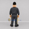 Custom Gray and Black Police Officer Mascot Costume Adult Full Body Suit for Community Events