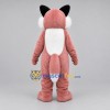 Custom Pink and White Fox Mascot Costume Adult Full Body Suit for Children's Events