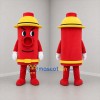 Custom Red and Yellow Fire Hydrant Mascot Costume Adult Full Body Suit for Fire Safety Events