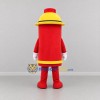 Custom Red and Yellow Fire Hydrant Mascot Costume Adult Full Body Suit for Fire Safety Events