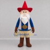 Custom Red and Blue Garden Gnome Mascot Costume Adult Full Body Suit for Garden Events
