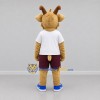 Custom Tan and White Goat Mascot Costume Adult Full Body Suit for School Events