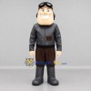Custom Gray and Brown Aviator Mascot Costume Adult Full Body Suit for Aviation Events