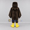 Custom Dark Brown and Yellow Eagle Mascot Costume Adult Full Body Suit for Sports Events
