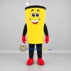 Custom Yellow and Black Drink Cup Mascot Costume Adult Full Body Suit for Food Promotions